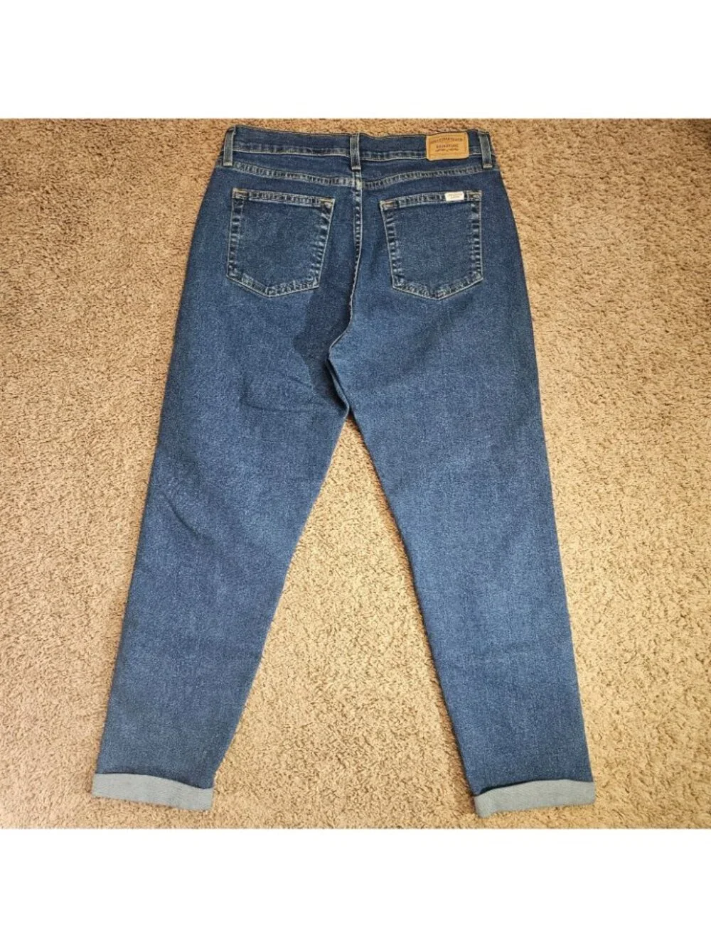 Levis Signature Mid Rise Boyfriend Jeans Womens 8 31x25 Heritage Denim Stretch - Picture 3 of 10